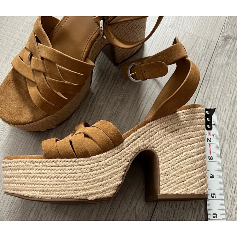 Marc Fisher Oaten NWOT espadrille platform sandals size 10